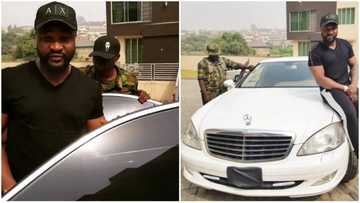 Balling! See the N95million bulletproof car singer Harrysong just acquired, says 2018 is going to be a blessed year (photo, video)