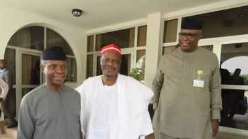 Sanata Kwankwaso ya amsa sammacin fadar shugaban kasa, ya gana da Osinbajo