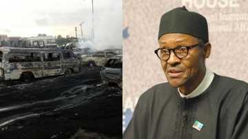 Buhari ya yi jajen asarar rayuka da dukiya a gobara tankar mai a Legas, ya ce babbar annoba ce