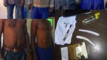 Police release STRONG statement in reaction to reports of man being dragged in Benin (photos)