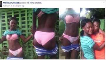 See the photos this young girl posted on Facebook