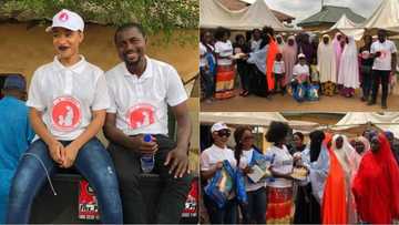 Tonto Dikeh extends love to helpless pregnant woman in Abuja (photos)