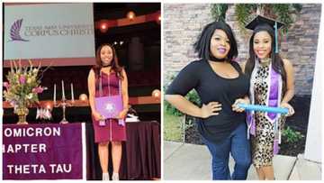 Meet smart lady who made Nigerians proud after she became the first nursing graduate in her village (photos)