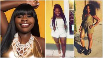 Meet young amputee lady who is a talented singer (photos)