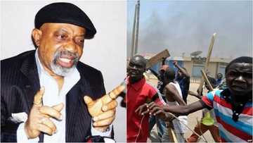 Zabukan cikin gida a APC: Ministan Buhari ya tsallake rijiya da baya a hannun fusatattun matasa