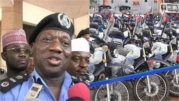 Babban sufeta janar na Yansanda ya raba ma jami'an Yansandan jihar Kano Babura 500