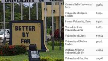 JAMB releases details of most sought-after universities in Nigerian (check statistics)