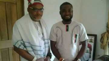 Nnamdi Kanu meets musician arrested over Biafra (photos)