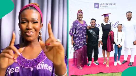 Warri Pikin Celebrates Adopted Daughter’s Matriculation, Storms School