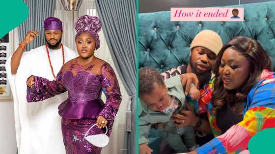 Clip as Stan Nze Shares Chaotic 3rd Wedding Anniversary Dinner With ...