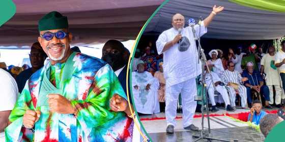 Tinubu Takes National Honour Award to House of Top Billionaire - Legit.ng