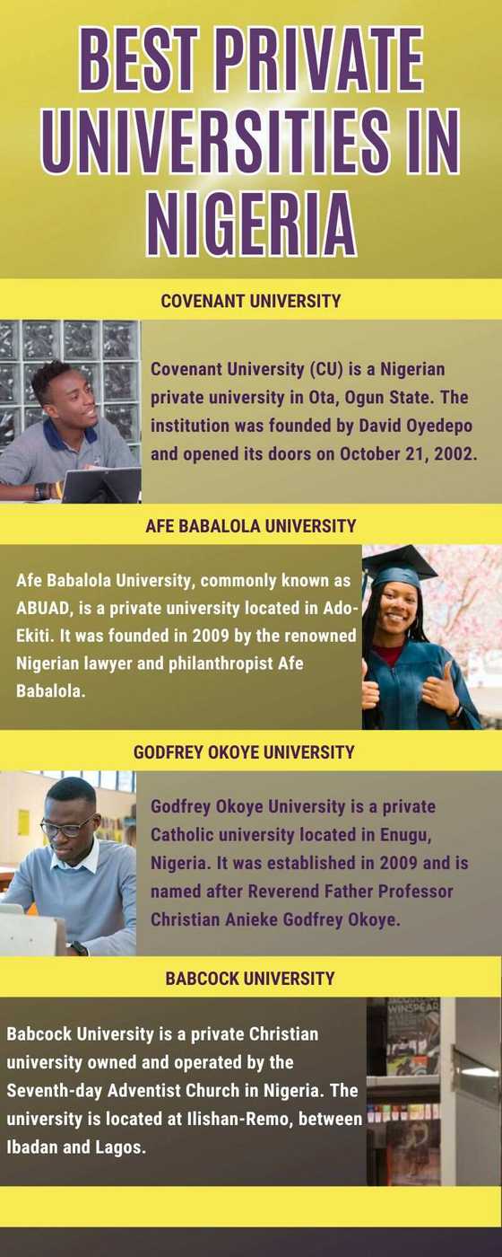 Top 15 best private universities in Nigeria 2026/2027 and their fees ...