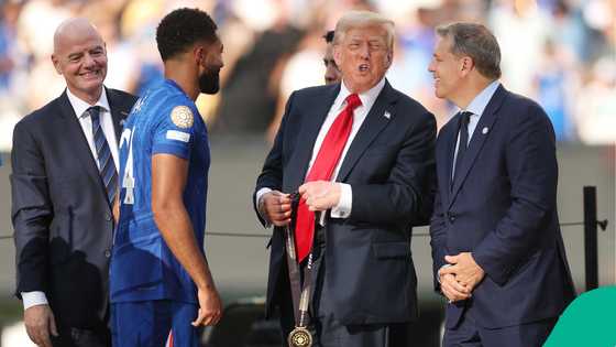 Donald Trump Cwc Donald Trump With Noni Madueke’s CWC Medal? FIFA President’s Mix-Up ...
