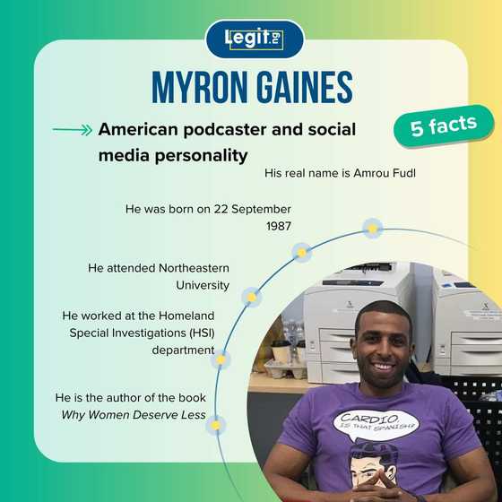 Who is Myron Gaines? The controversial host&rsquo;s age, height, real name