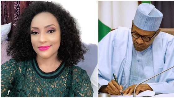 Actress Lilian Bach sends message to President Buhari over state of the nation