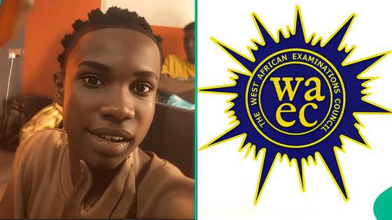WAEC 2025: Result of boy who tore his school uniform after writing all his papers trends, many react