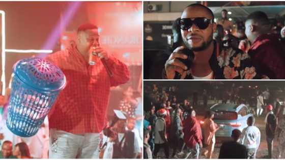 "It's like a dream": Moment lucky man won brand new car at Cubana Chiefpriest's party