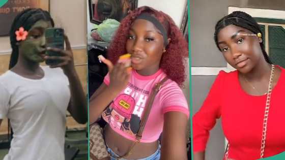"Sapa wan end me": Nigerian lady who couldn't afford braids cuts all her hair, flaunts new look