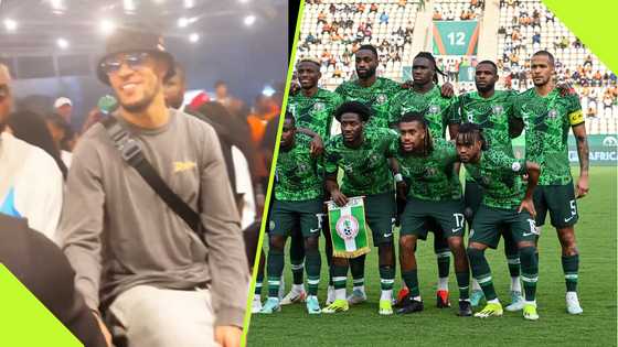 Super Eagles players spotted celebrating in Abuja after surviving Libya airport saga: video