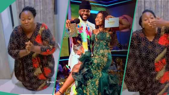 BBNaija All Stars winner Ilebaye’s mother kneels down to thank fans in touching video: “So humble”