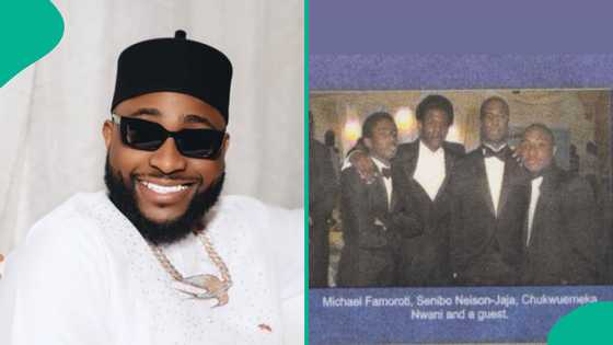 Davido shares old photo of how he was unnamed and called ‘guest’ in school magazine: “This life”