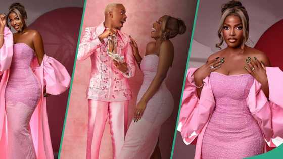 "Record breaking Barbie": Hilda Baci looks every inch stunning in her expensive all pink ensemble, pics trends