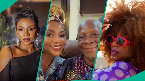 Genevieve Nnaji makes rare first appearance in 2026, celebrates look-alike father as he turns 90
