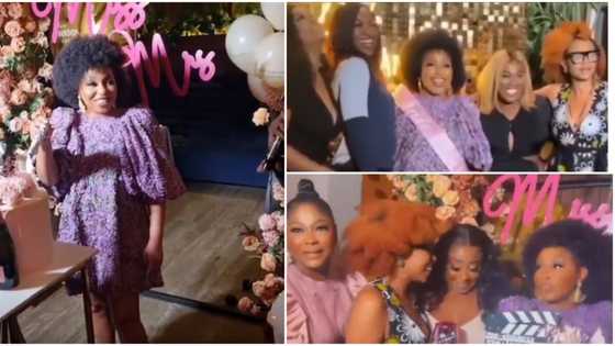 Rita Dominic: Joke Silva, Kate Henshaw, Uche Jombo, Mercy Eke, other ladies storm actress' bridal shower