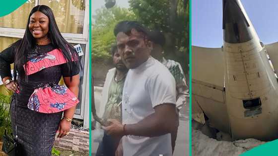 Air India: Lady calls people's attention to interesting things about British man who survived crash