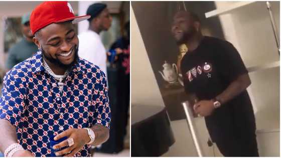 Frog voice for where? Footage of Davido singing goes viral on social media, many impressed by his raw vocals