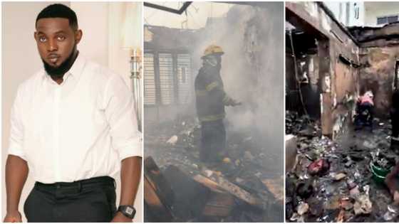 Video shows remains of AY's burnt house, property worth millions destroyed: "This is too much God"