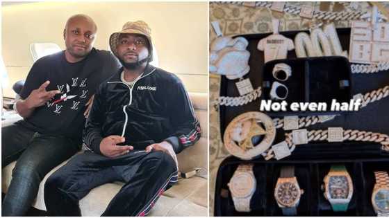 Isreal DMW loses his cool as he handles chest containing Davido's jewellery pieces worth hundreds of millions