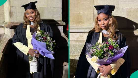 Nigerian lady in UK who cancelled wedding to further education bags Master’s degree, shares story