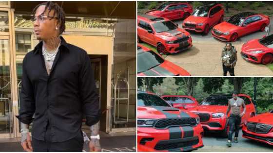 American rapper Moneybagg Yo flaunts expensive fleet of cars, wads of cash as he celebrates 30th birthday