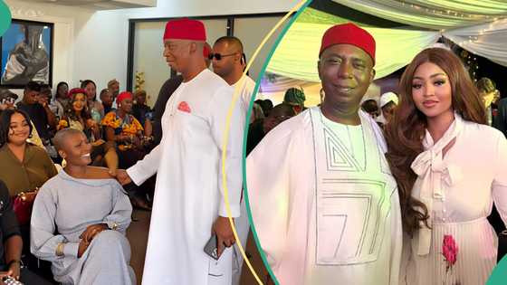 Ned Nwoko trends as he asks young lady 'How old are you?' at youth hangout: " Using Regina's fame"