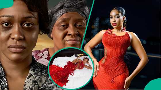 Uche Montana’s reaction after winning AMVCA Trailblazer Award elicits reactions: “She deserves it”