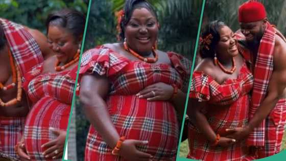 Stan Nze & Blessing Obasi set to welcome 1st child, share pregnancy video, mark 2nd anniversary