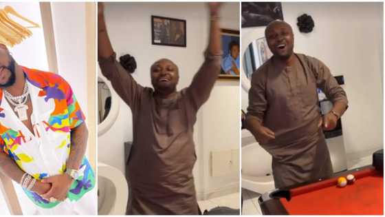 Isreal DMW screams out his lungs in Davido's presence as singer reportedly lifts his suspension