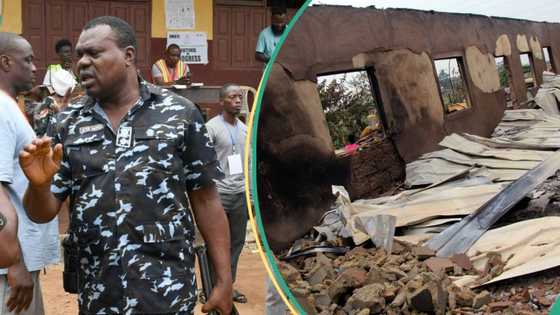 Tension in Edo as angry youths burn down top monarch’s house, details emerge