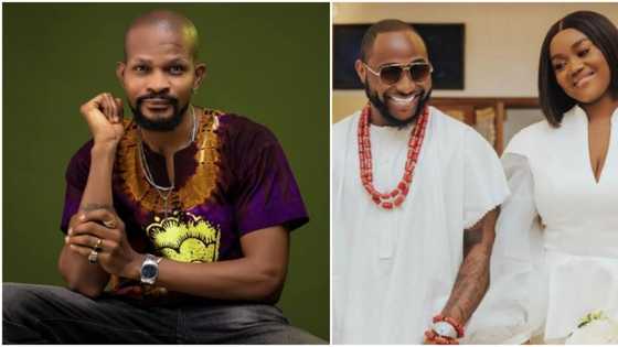"You're obsessed with them": Uche Maduagwu drags Davido for not opening world-class restaurant for Chioma