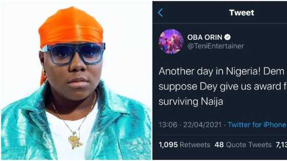 We should be awarded for surviving Nigeria, singer Teni laments being in the country