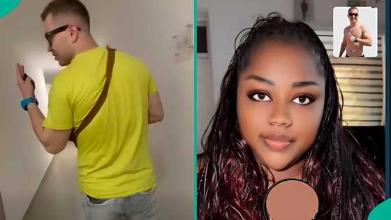 Ghanaian lady lured into viral Russian man’s apartment apologises to family: “Not what you think”