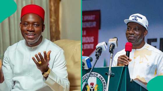 Anambra 2025: Moment Soludo broke down in tears as market women donated N50,000 to support campaign