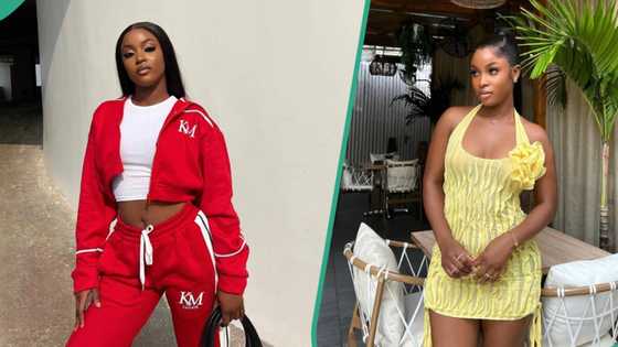 BBNaija's Bella Okagbue turns heads in dashing silver dress, fans react: "A candle in the dark"