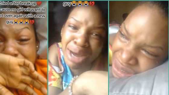 "I wish I never gave you my love": Lady cries uncontrollably as boyfriend breaks up with her