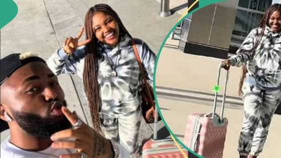 After 6 years, married lady finally gets American visa to meet husband, video shows touching reunion