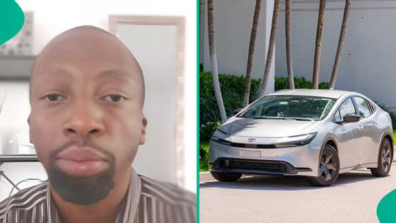 Pastor gives first car he bought to his wife while he treks, explains why, sparks mixed reactions