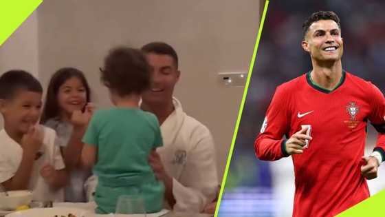 Cristiano Ronaldo happily performs daddy duties, cracks jokes like 'comedian' in heartwarming video