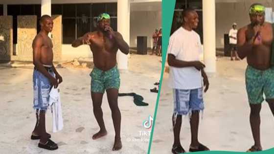 "Who is dis?" Fans react as gen Z brother loses N1.2m in Peter PSquare's complete-D-lyrics challenge