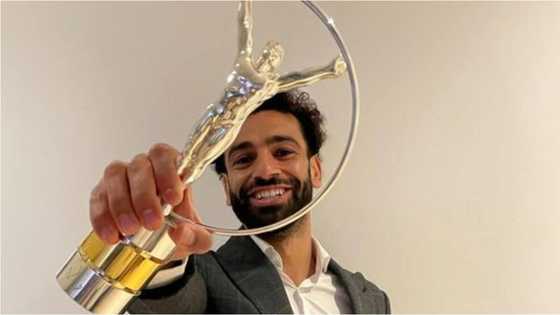 Jubilation as Liverpool star presented with prestigious Laureus Sporting Inspiration award